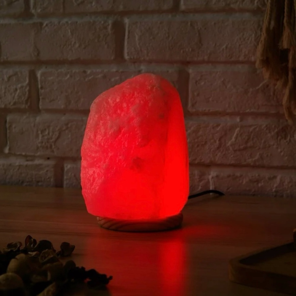 🏡 Natural Himalayan Salt Lamp | Ambient Color-Changing Artisan Glow Light - Picture 4 of 14